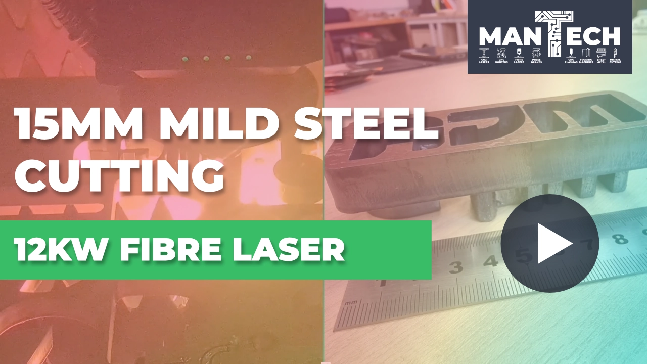 15mm Mild Steel Cutting – 12kW