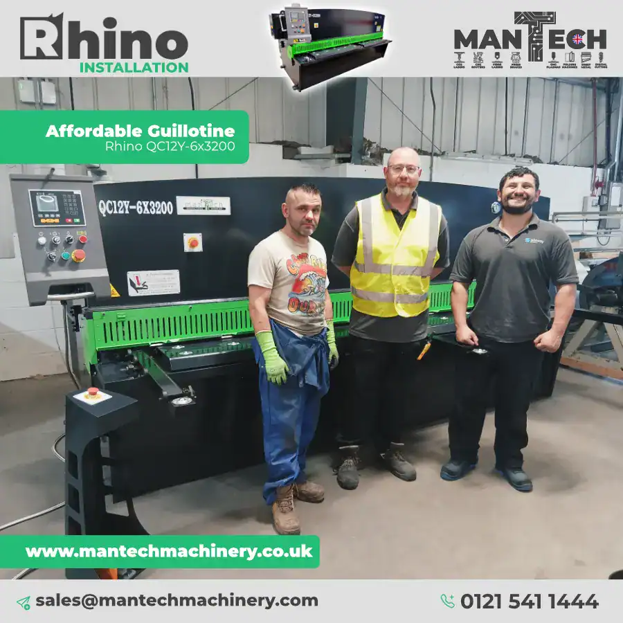 Rhino QC12Y-6×3200 Guillotine Installed in Norfolk
