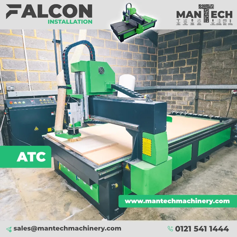 Falcon 1530 ATC CNC Router Installation in Welford – Precision, Speed, and Reliability