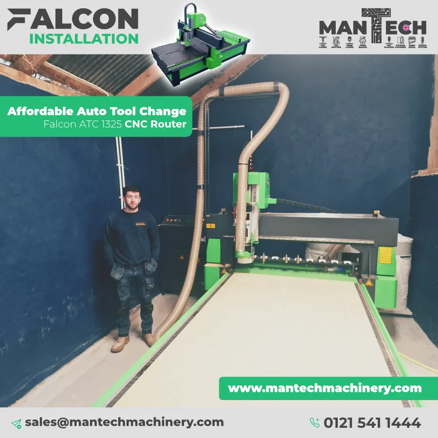 Falcon 1325 ATC CNC Router Installed at Quirke & King Kitchens in Ireland