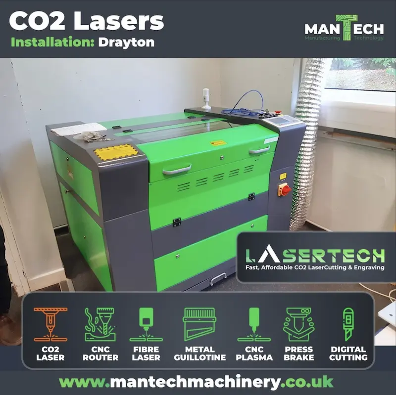 Educational CO2 Laser Machine Install Drayton