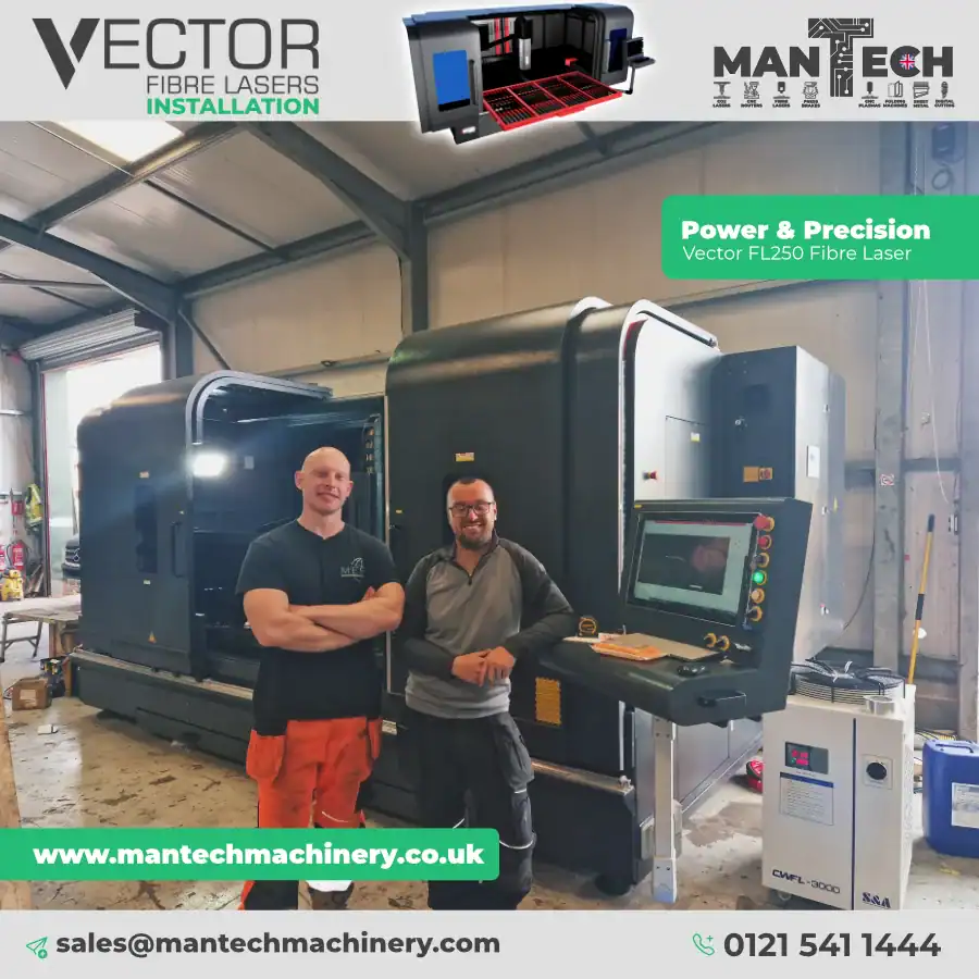 Vector FL250 Fibre Laser Installed – Power Meets Precision
