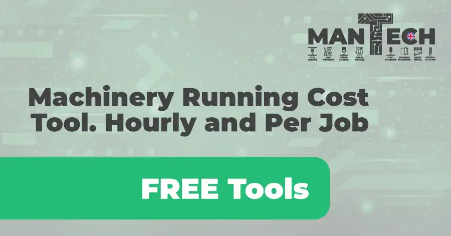 FREE Tool - Machine Running Cost Calculator