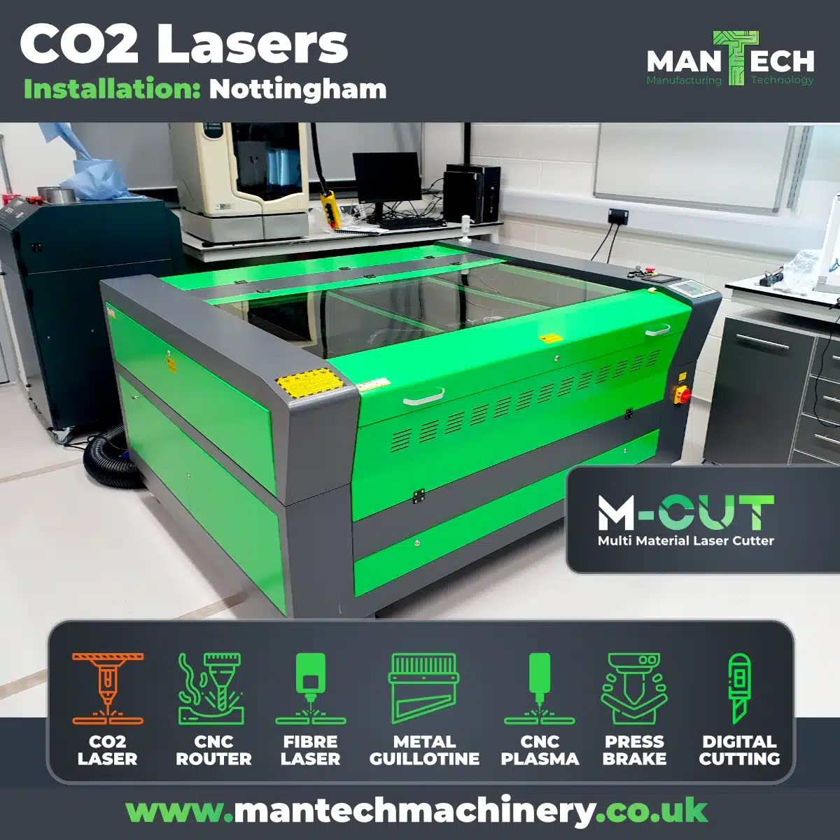 Elevate Your Cutting Capabilities with the Versatile M-CUT Multi-Material Laser Cutter