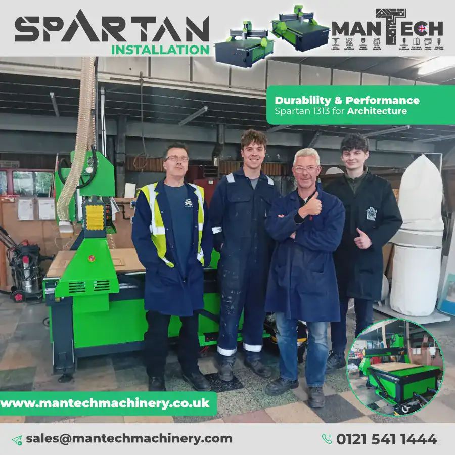 ?️ Spartan 1313 CNC Router Installation for Architecture Company