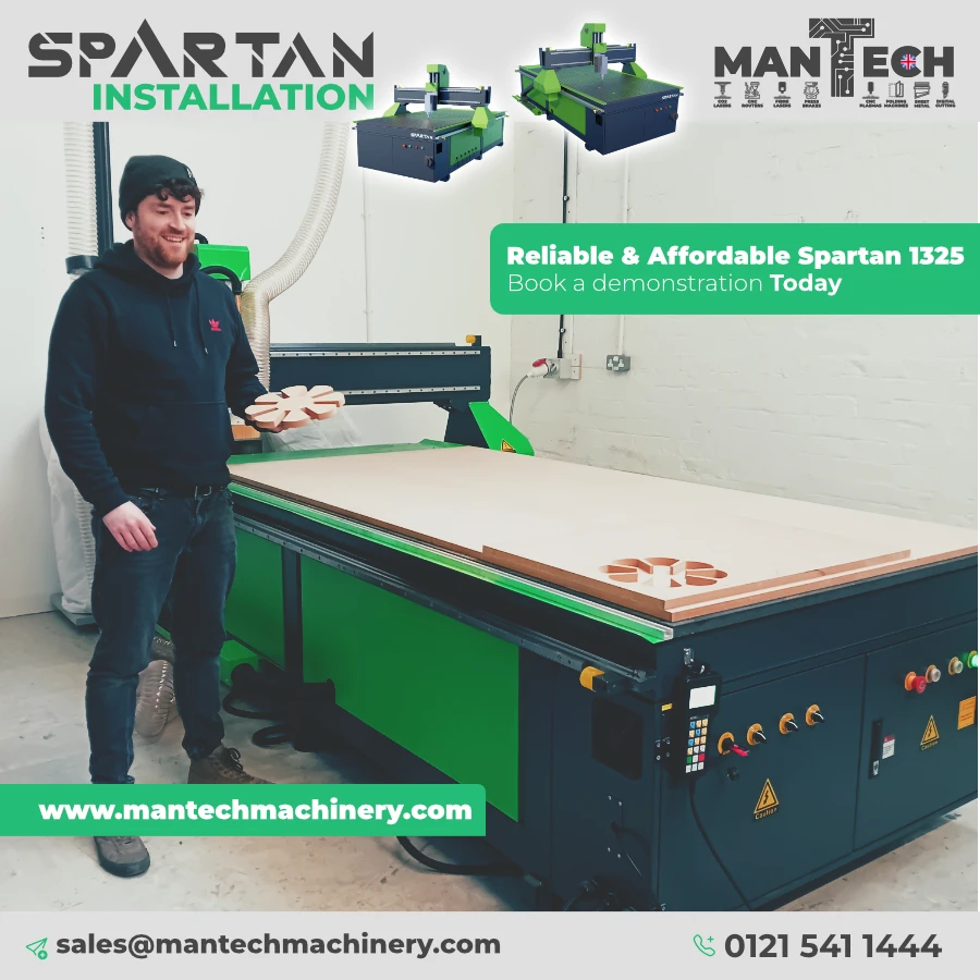 Spartan 1325 CNC Router Installation in Shipley ?