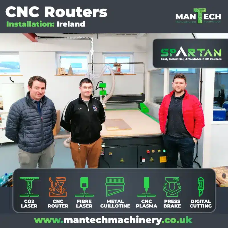Crafting Precision with Mantech: Irish Company Chooses CNC Router Partner