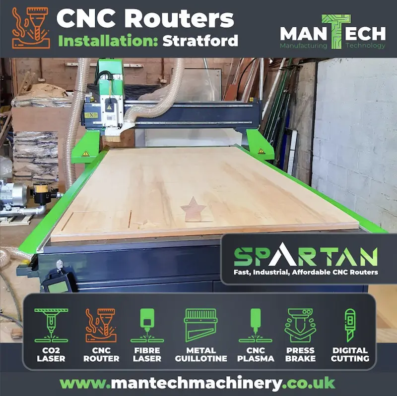 Stratford Based Customer Opts For Spartan CNC Router