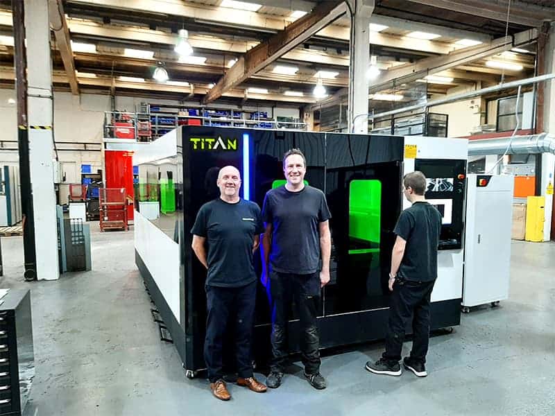 Double Fibre Laser Cutter Installation Plymouth, UK