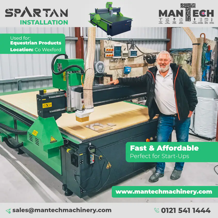 Spartan CNC Router Installation in Co. Wexford Ireland