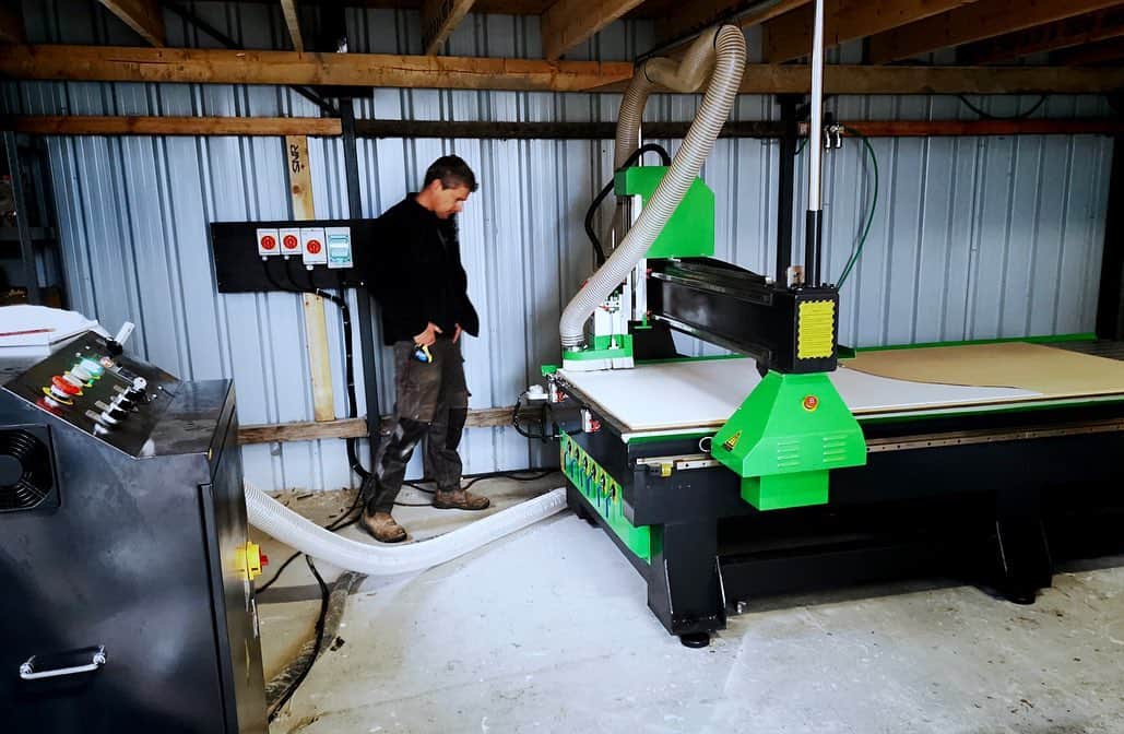 CNC router installation in Co. Galway Ireland