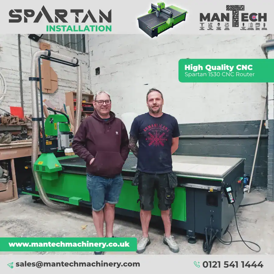 Precision Delivered: Spartan 1530 CNC Router Installed in Wolverhampton