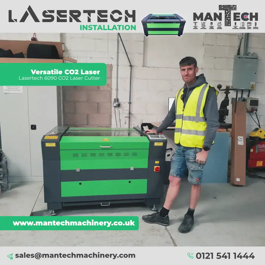 Precision Installed – Lasertech 6090 CO2 Laser Cutter Now in Newcastle