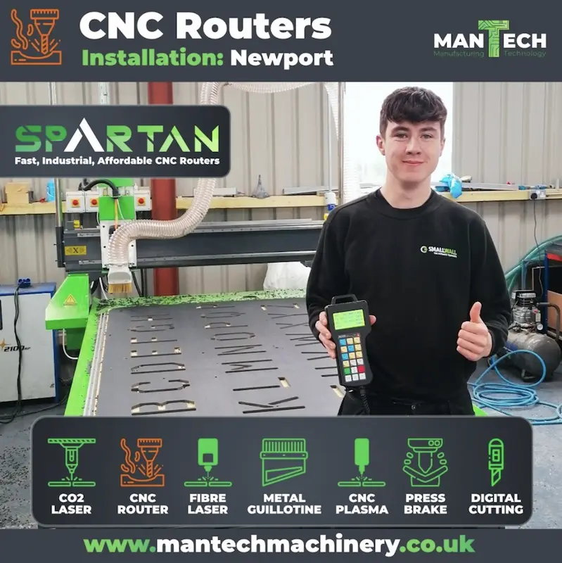Galway Customer Opts For Spartan CNC Router