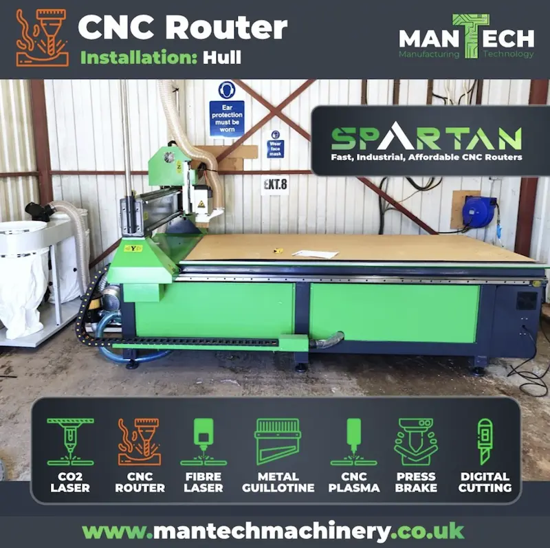 Composite Door Manufacturer chooses Spartan CNC Router