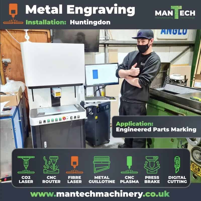 Fibre laser engraver uk mantech