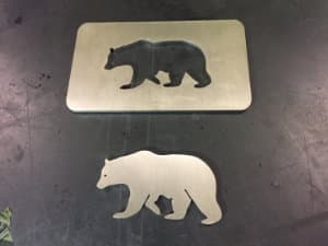 Metal Cutting Fibre Laser Example