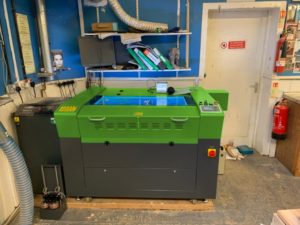 Laser machine installation in the UK