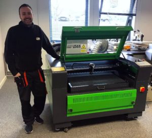 Laser cutter installation for Teacher Training SSERC