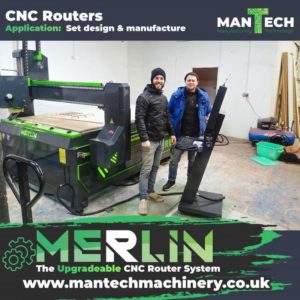 Set Designers Choose Merlin CNC Router