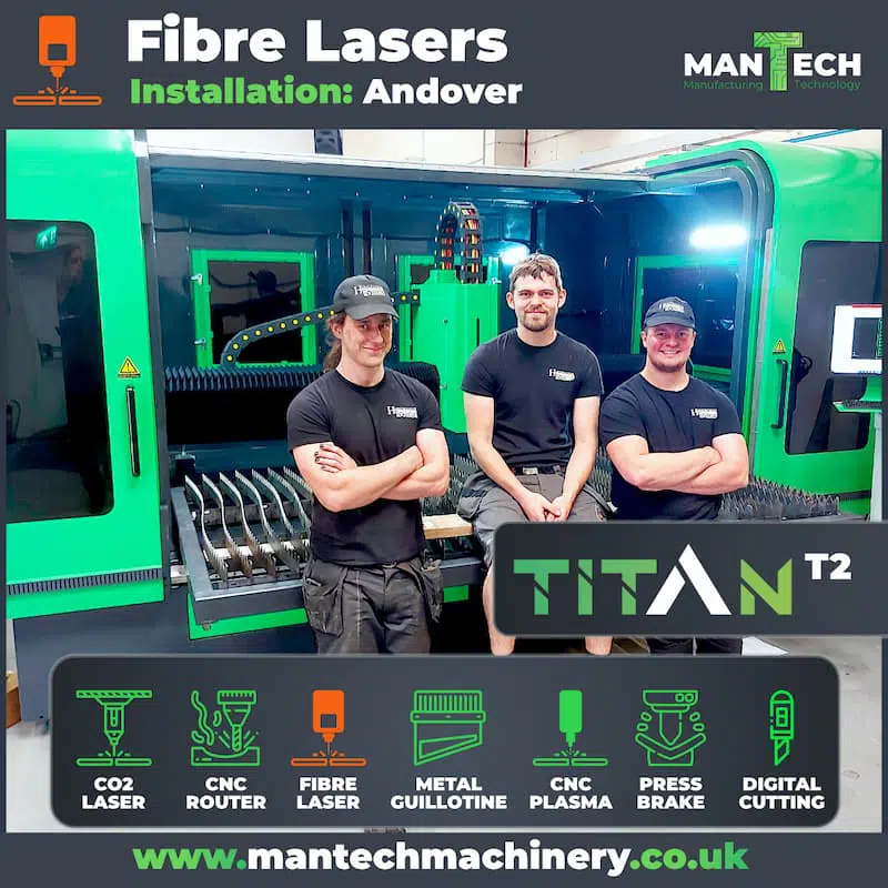 Titan T2 Fibre Laser Cutter