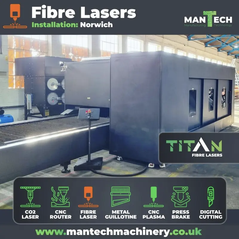 Titan Fibre Laser Cutters UK