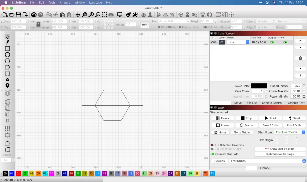 lightburn software features