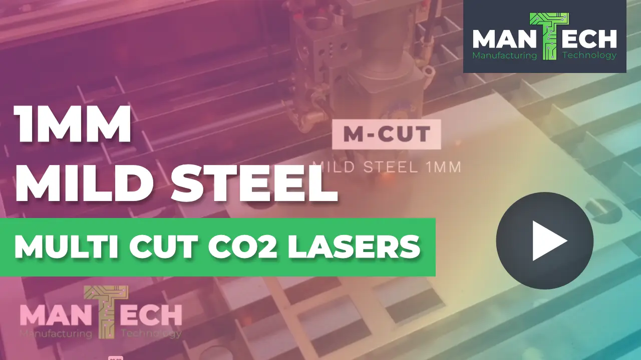 Découpeur laser multi-matériaux M-CUT - Acier doux 1 mm