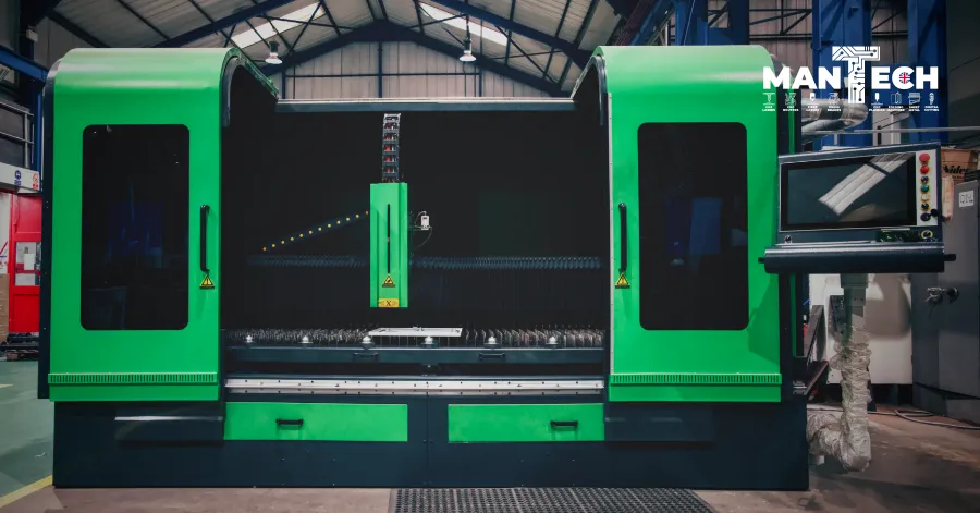 Advanced Fiber Laser Cutter - Mantech Machinery UK Showroom