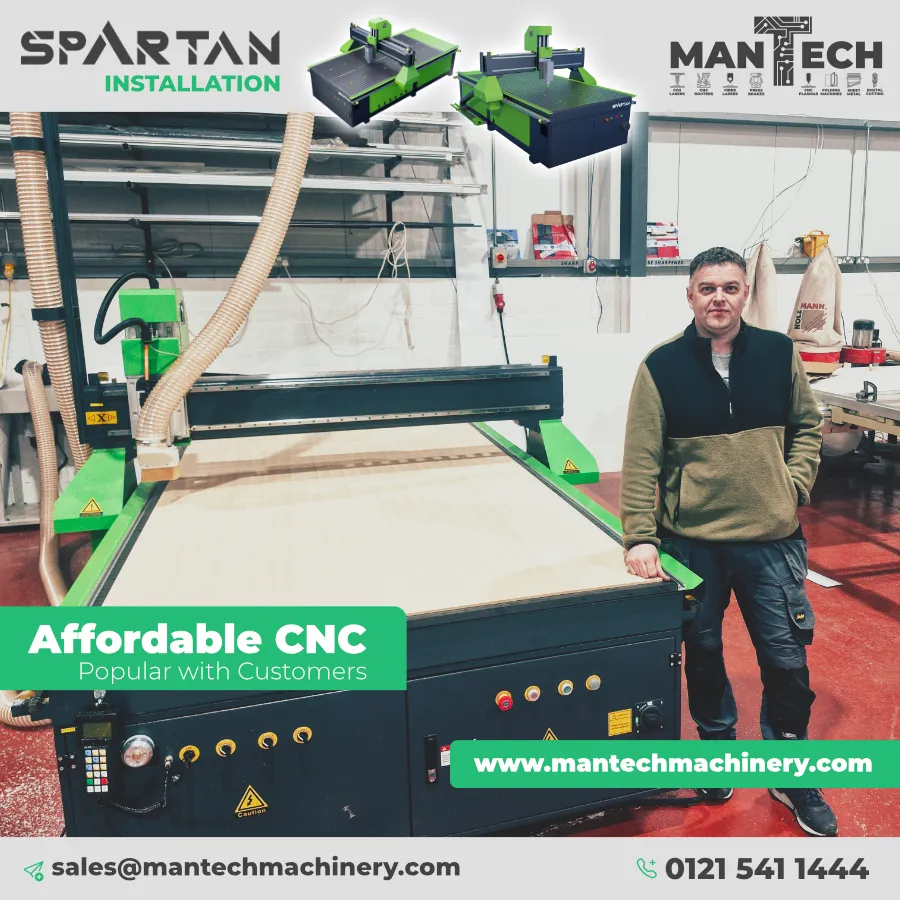 Spartan 1325 Cnc Router Installation For Signmaker By Mantech