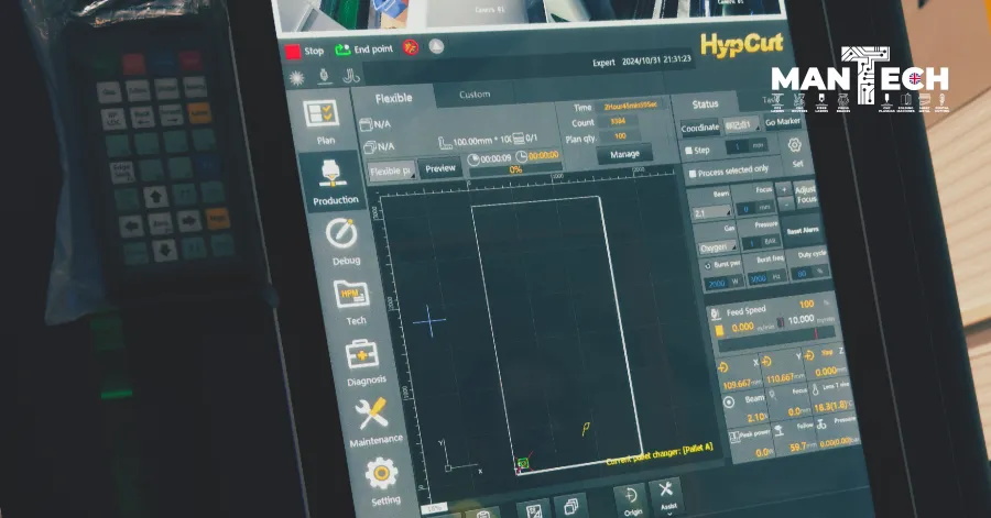 Fiber Laser Control Software Experience - Mantech Demonstration Machine